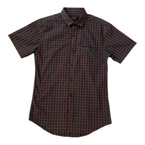 ♥️Topman♥️Men’s Button Down plaid short sleeve shirt size (Small)